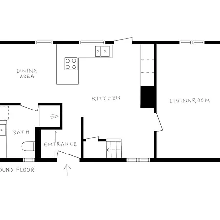 Dinbnb Homes L Charming 2-bedroom By The Sea Cozy *